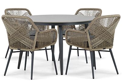 Lifestyle Advance/Vienna 120 cm dining tuinset 5-delig