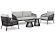 Coco Puerto/Sorrento 45/60 cm stoel-bank loungeset 5-delig