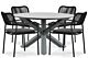 Coco Penya/Orino 130 cm dining tuinset 5-delig