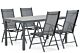 Domani Carino/Porto 160 cm dining tuinset 5-delig