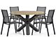 Lifestyle Fiora/Rockville 120 cm dining tuinset 5-delig