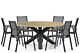 Lifestyle Fiora/Rockville 160 cm dining tuinset 7-delig