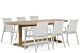 Osmen Joliet/Brighton 240 cm dining tuinset 7-delig