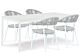 Santika Vivian/Como 180 cm dining tuinset 5-delig