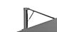 Platinum Beaufort premium zweefparasol 3.2 x3.2 m (incl. voet en hoes)