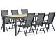 Domani Carino/Rosarno 214/273 cm dining tuinset 7-delig