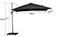 Garden Collections Alegria zweefparasol 3x3m LED (excl. voet)