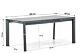 Lifestyle Salina/Alicante 180/240 cm dining tuinset 5-delig