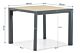 Lifestyle Marietta/Borello 100 cm dining tuinset 5-delig