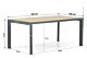 Lifestyle Sella/Borello 180 cm dining tuinset 5-delig