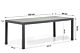 Garden Collections Dublin/Residence 220 cm dining tuinset 7-delig