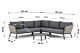 Lifestyle Rimini/Rimini 60 cm hoek loungeset 4-delig