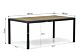 Lifestyle Brandon/Valence 180 cm dining tuinset 5-delig