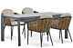 Lifestyle Nice/Alicante 180/240 cm dining tuinset 5-delig