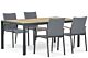 Lifestyle Brandon/Valence 180 cm dining tuinset 5-delig