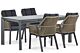 Lifestyle Verona/Alicante 180/240 cm dining tuinset 5-delig