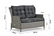 Garden Collections New Castle dining loungeset 6-delig