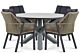 Lifestyle Verona/Orino 130 cm dining tuinset 5-delig