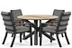 Osmen Midura/Fabriano 120 cm dining tuinset 5-delig