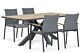 Lifestyle Brandon/Palermo 181 cm dining tuinset 5-delig