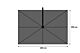 Platinum Challenger zweefparasol 3.5x2.6m T2 premium matt black frame (excl voet)