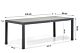 Garden Collections Buckingham/Residence 220 cm dining tuinset 7-delig