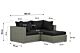 Garden Collections Toronto chaise longue loungeset 3-delig