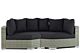 Garden Collections Toronto loveseat 2-delig