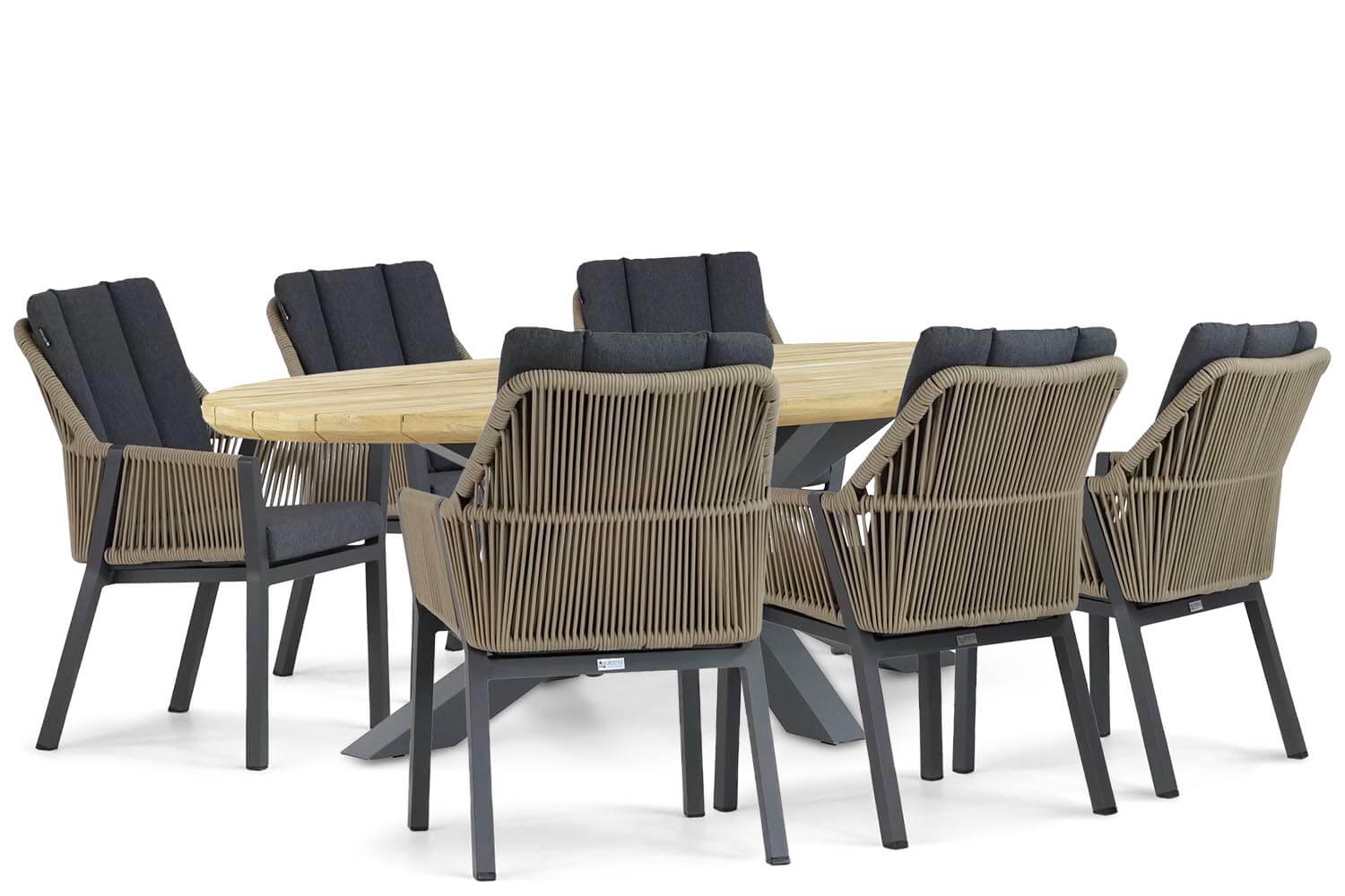 Lifestyle Verona/Diogo 240 cm dining tuinset 7-delig