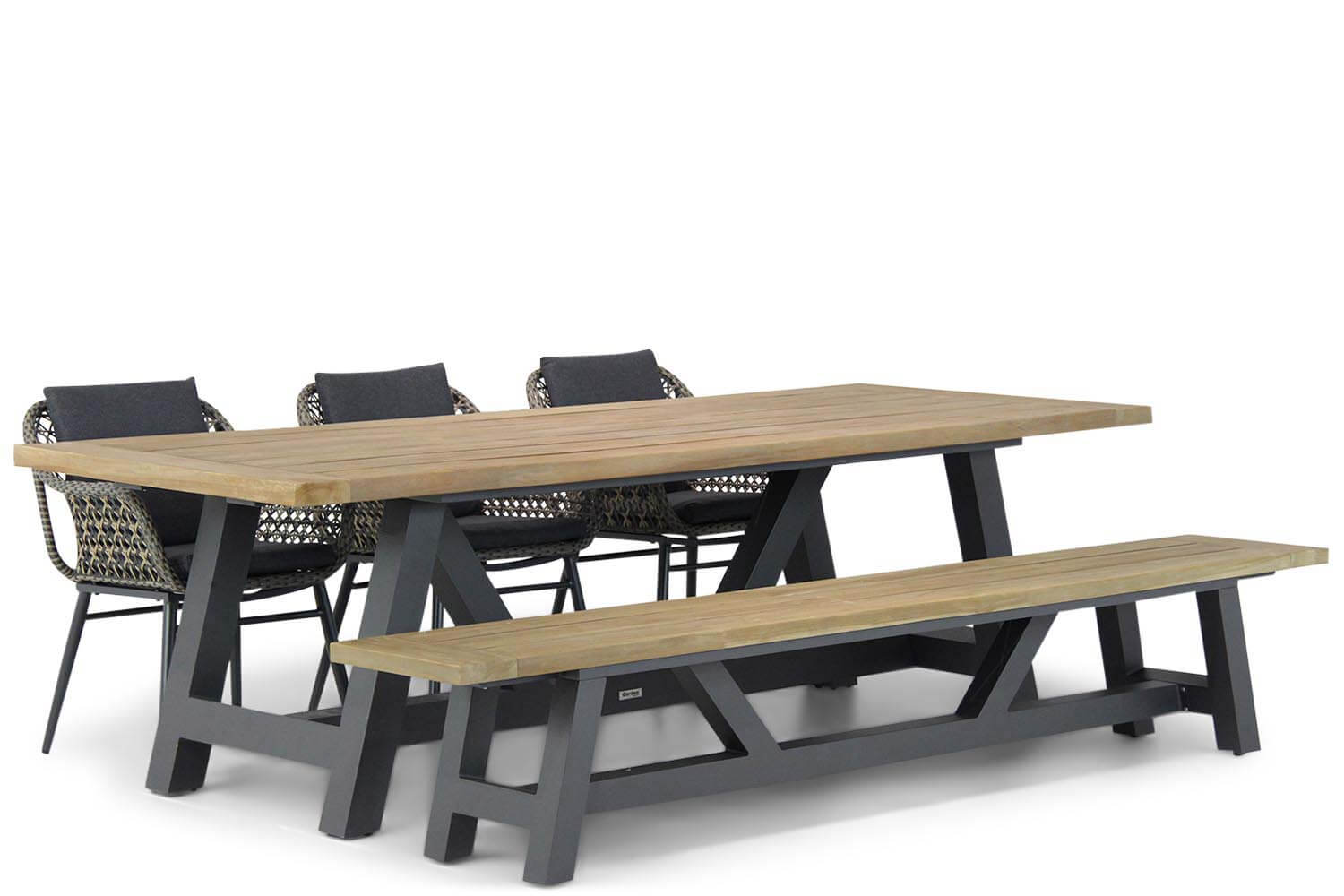 Lifestyle Dolphin/Trente 260 cm dining tuinset 5-delig