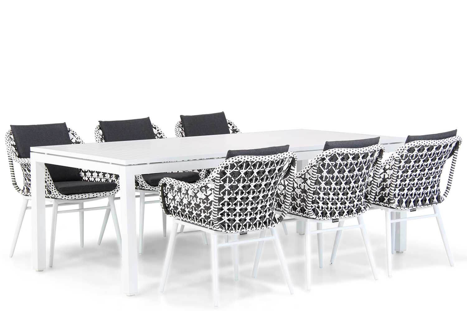 Lifestyle Dolphin/Concept 220 cm dining tuinset 7-delig