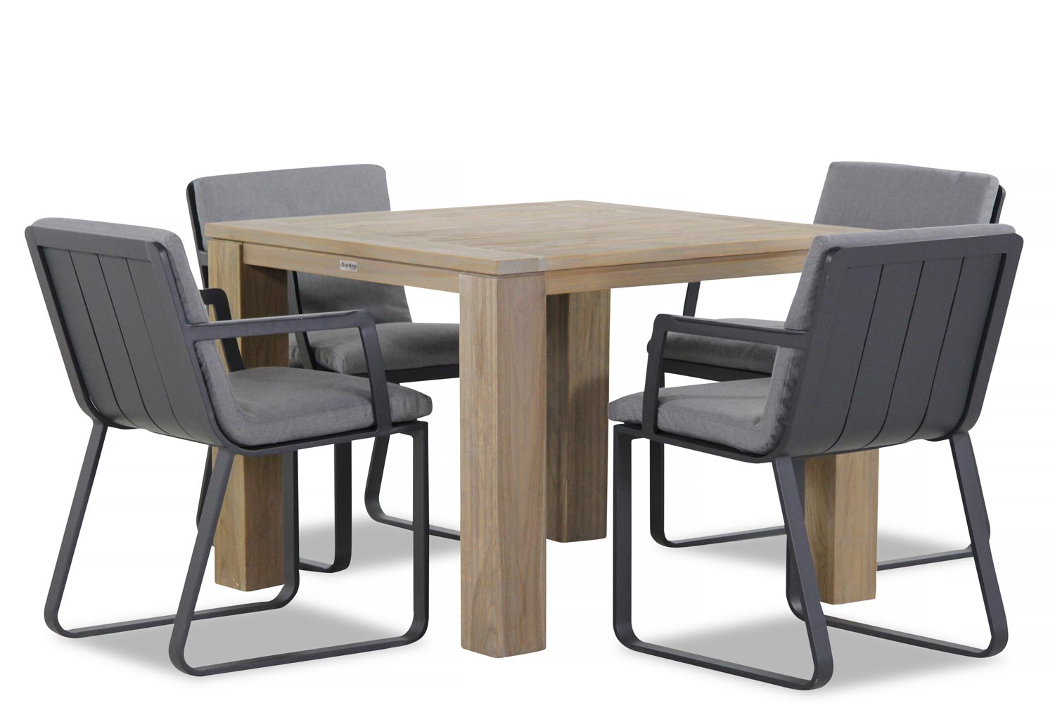 Lifestyle Estancia/Brighton 100 cm dining tuinset 5-delig