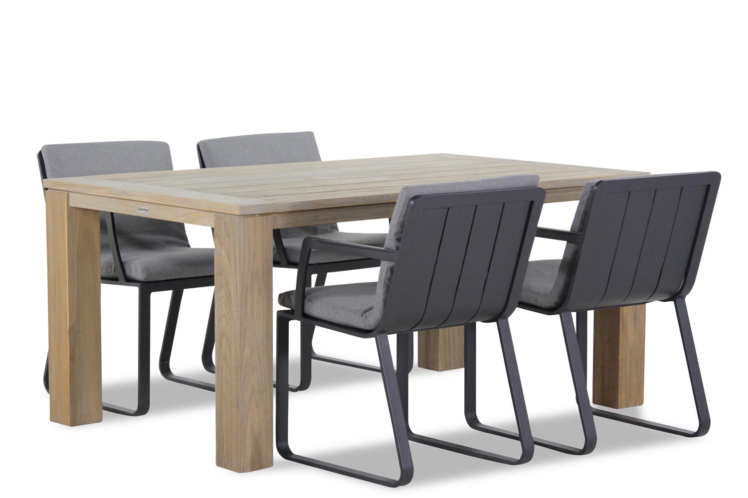 Lifestyle Estancia/Brighton 165 cm dining tuinset 5-delig