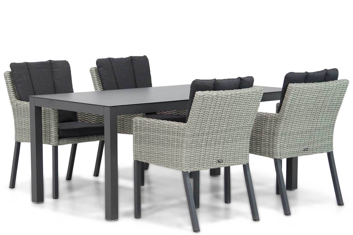 Garden Collections Oxbow/Madras 180 cm dining tuinset 5-delig