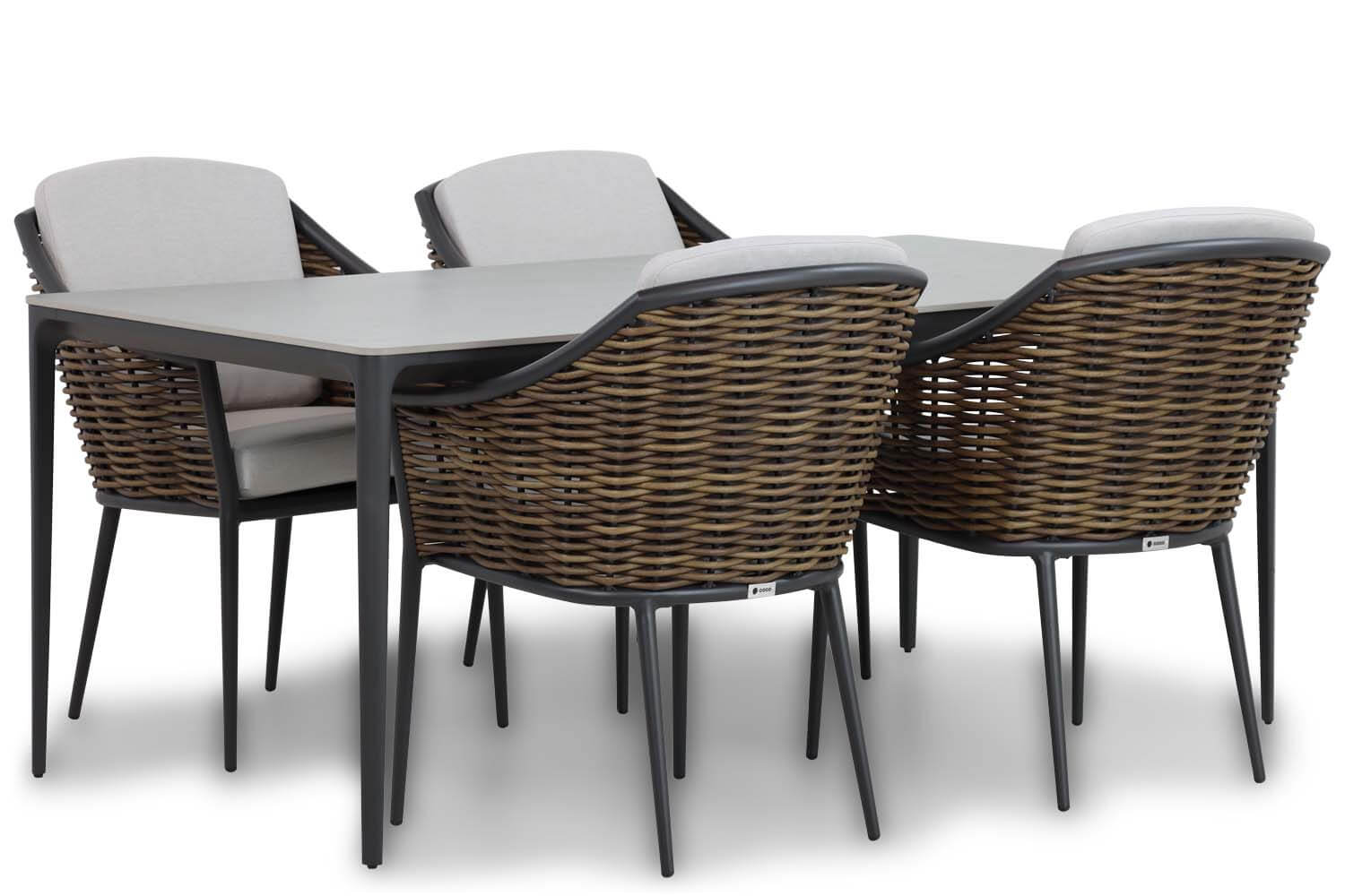 Coco Olivine/Gianna 180 cm dining tuinset 5-delig