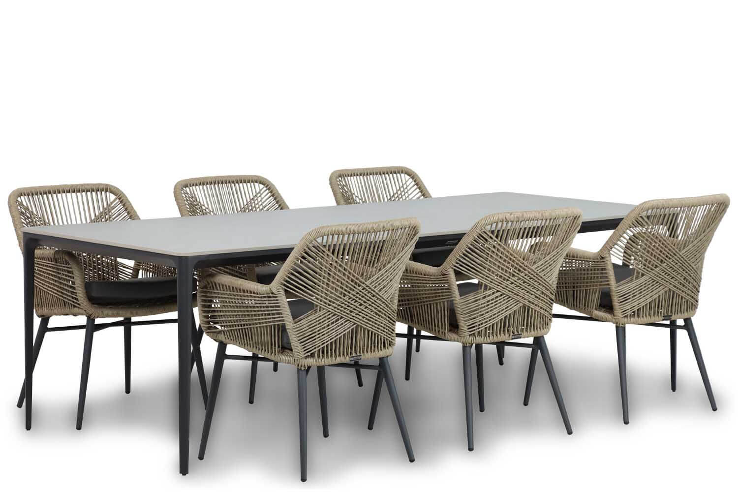 Lifestyle Advance/Gianna 240 cm dining tuinset 7-delig