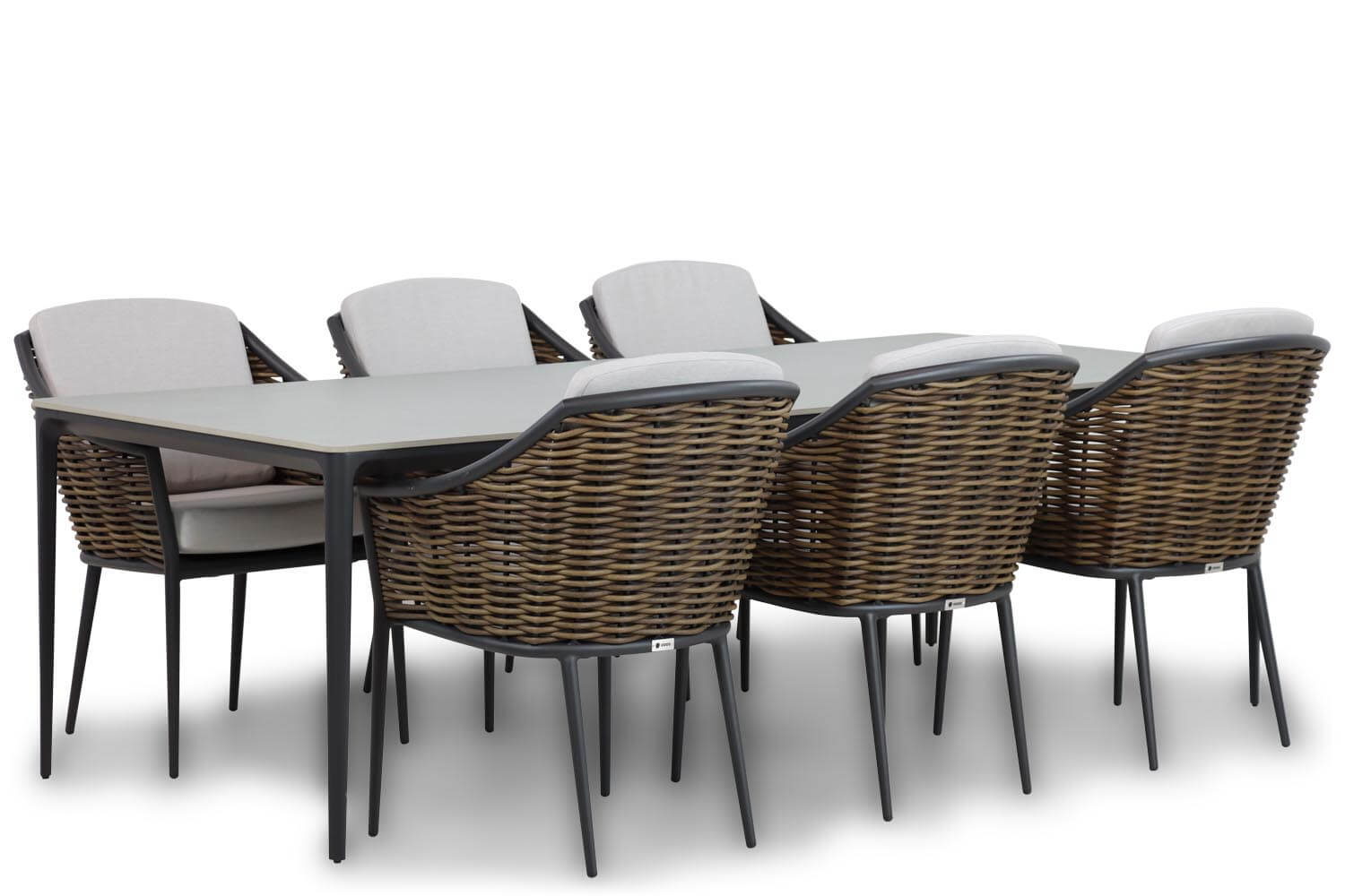 Coco Olivine/Gianna 240 cm dining tuinset 7-delig