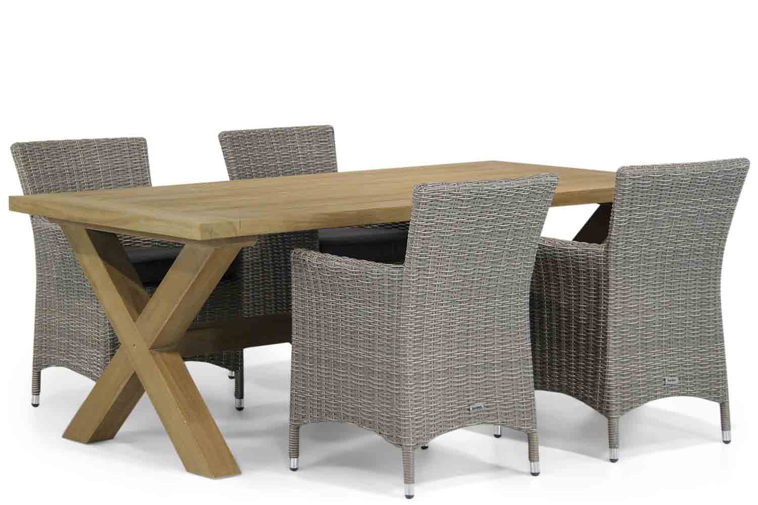 Garden Collections Dublin/Oregon 200 cm dining tuinset 5-delig