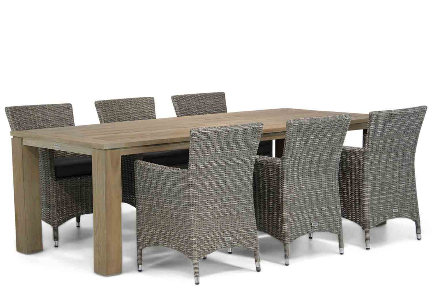 Garden Collections Dublin/Brighton 240 cm dining tuinset 7-delig