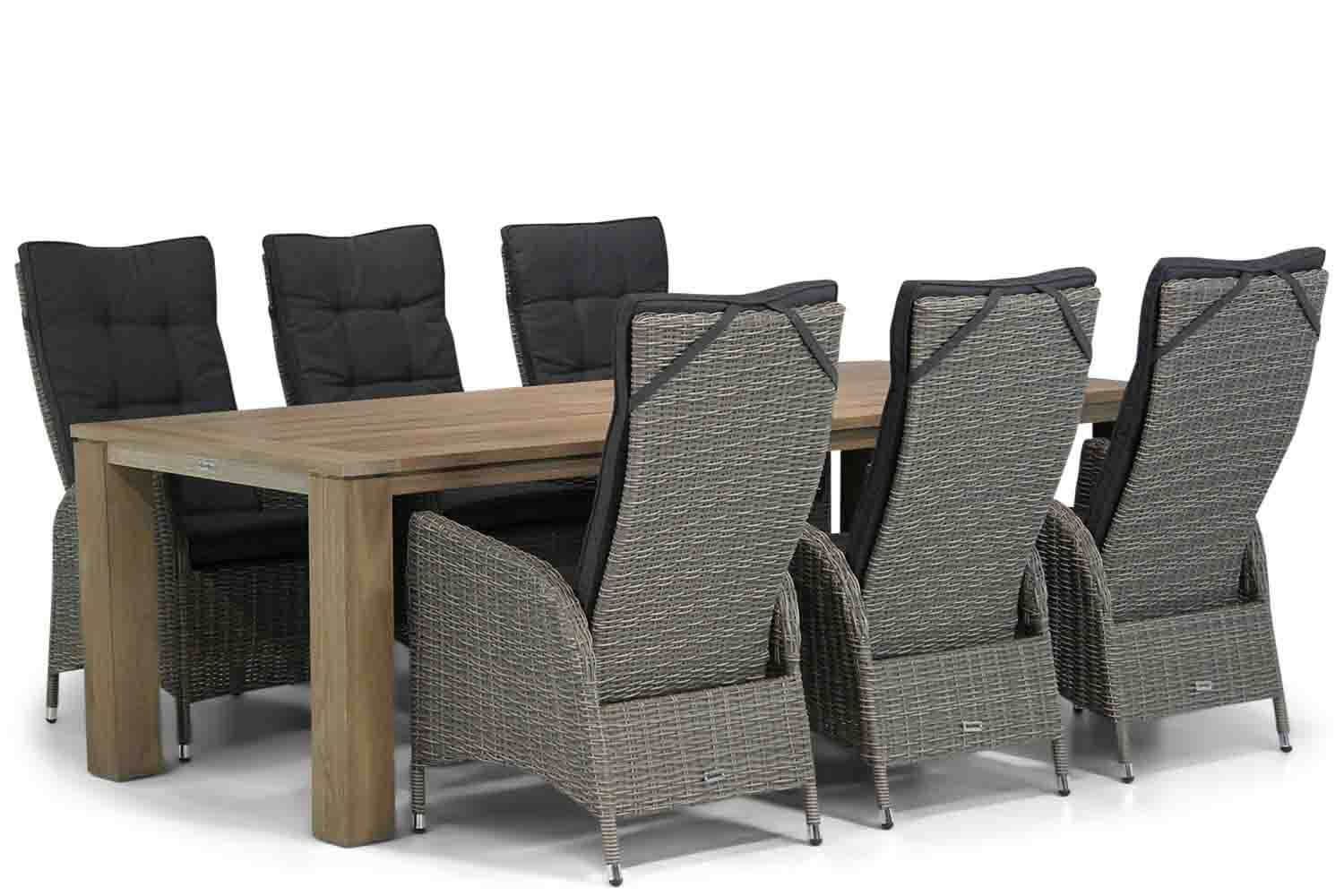 Garden Collections Lincoln/Brighton 240 cm dining tuinset 7-delig