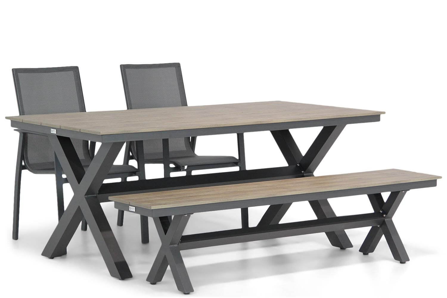 Lifestyle Ultimate/Forest 180 cm dining tuinset 4-delig