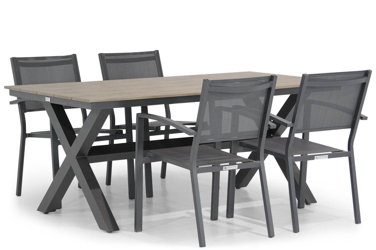 Lifestyle Amarilla/Forest 180 cm dining tuinset 5-delig