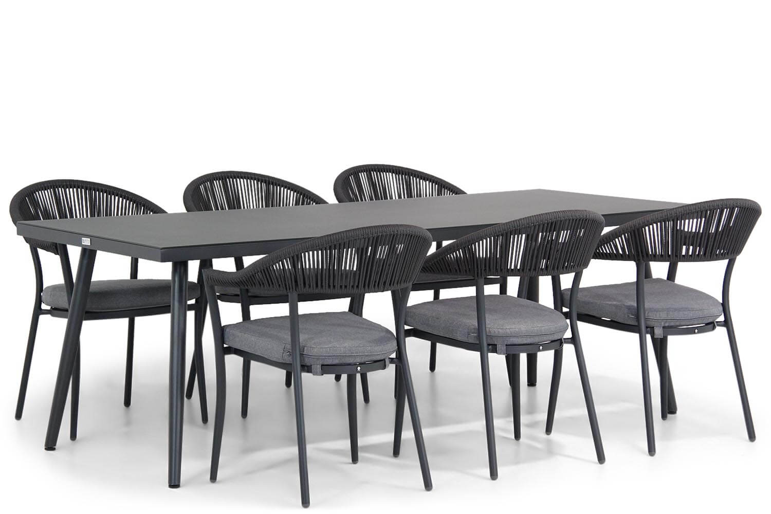 Santika Vivian/Valencia 220 cm dining tuinset 7-delig