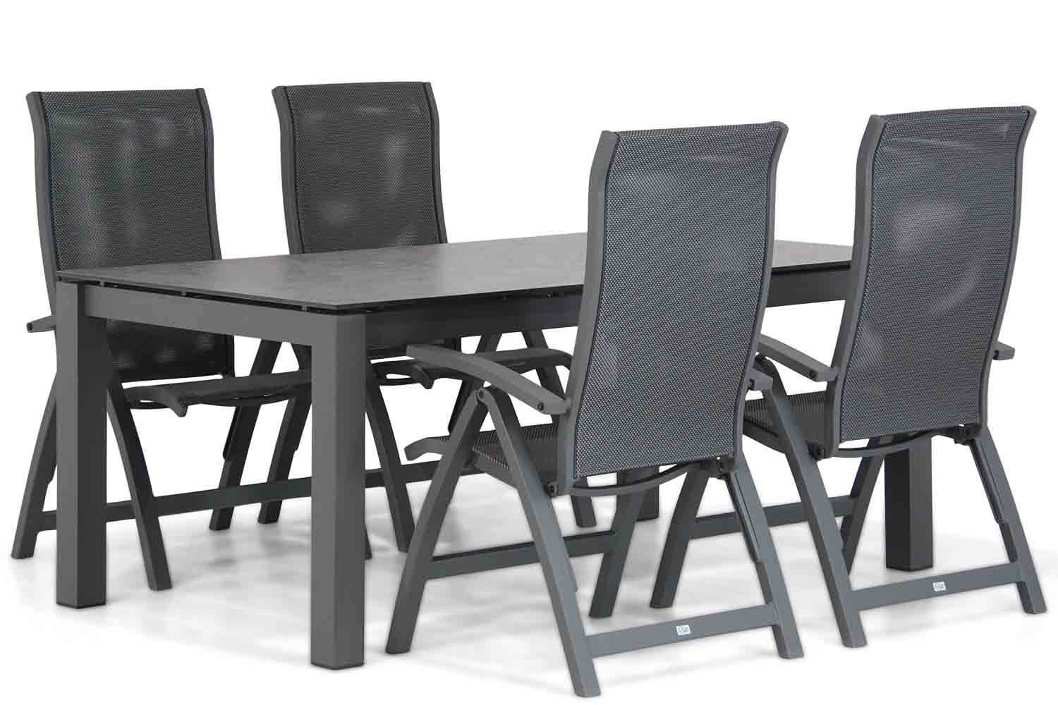 Presto Tarenta/Yukon 180 cm dining tuinset 5-delig