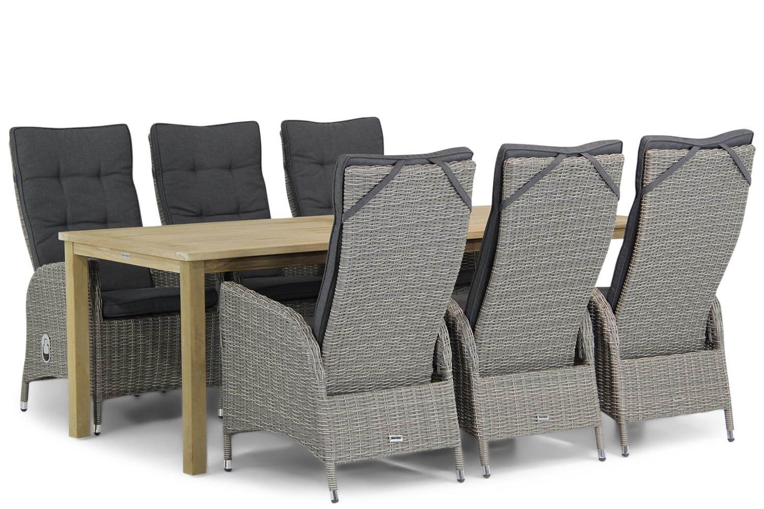 Garden Collections Lincoln/Weston 210 cm dining tuinset 7-delig