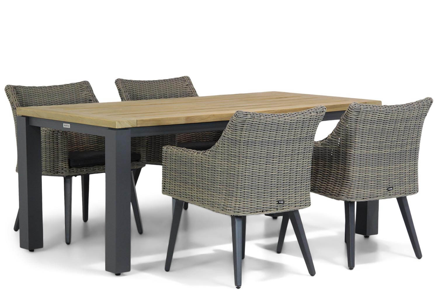 Garden Collections Milton/Veneto 180 cm dining tuinset 5-delig