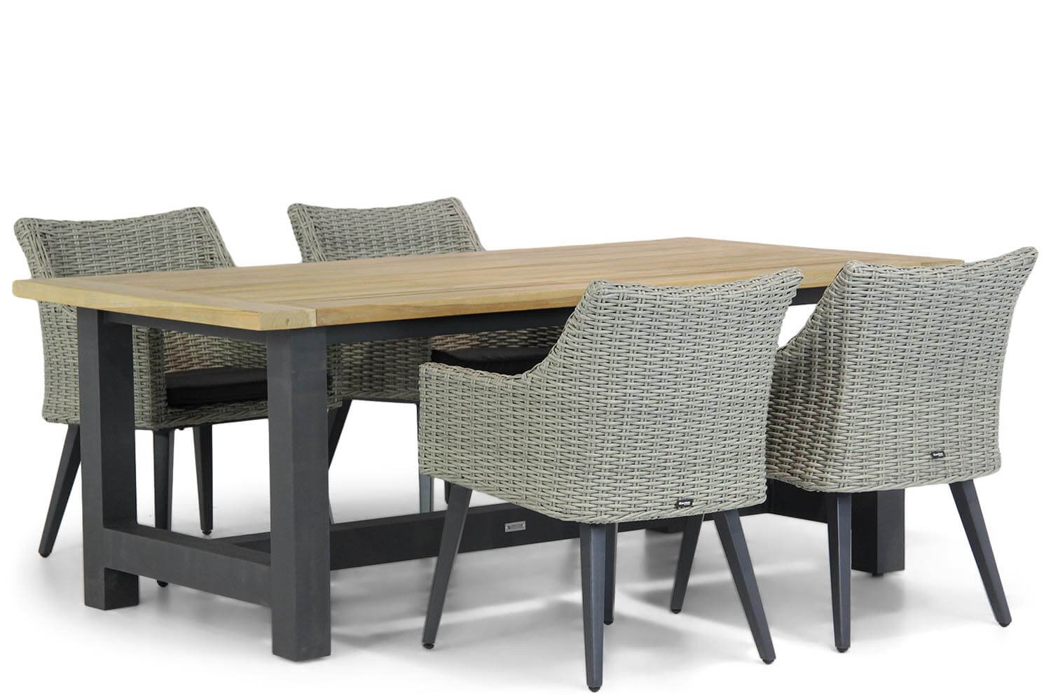 Garden Collections Milton/San Francisco 200 cm dining tuinset 5-delig