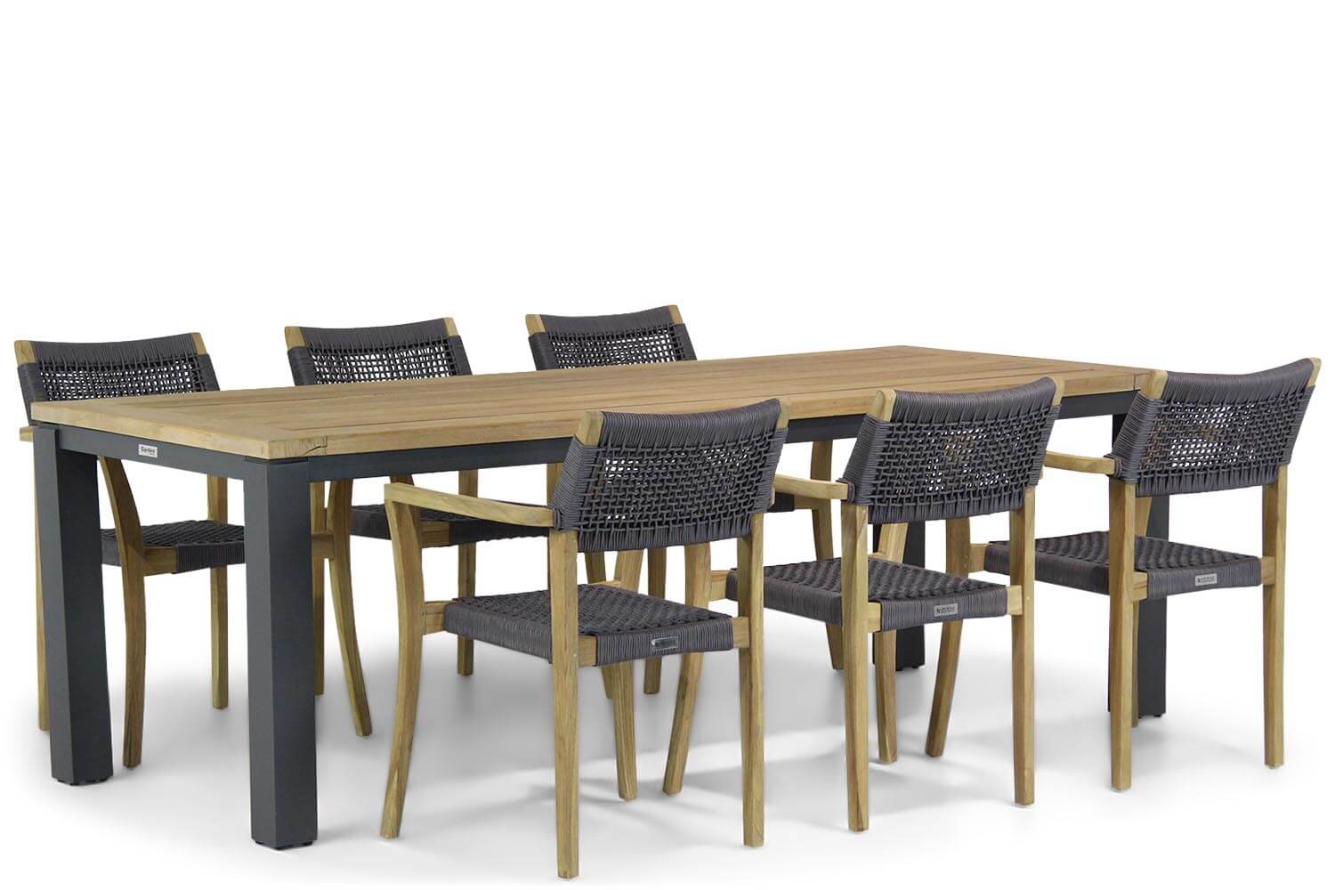 Lifestyle Dallas/Veneto 230 cm dining tuinset 7-delig