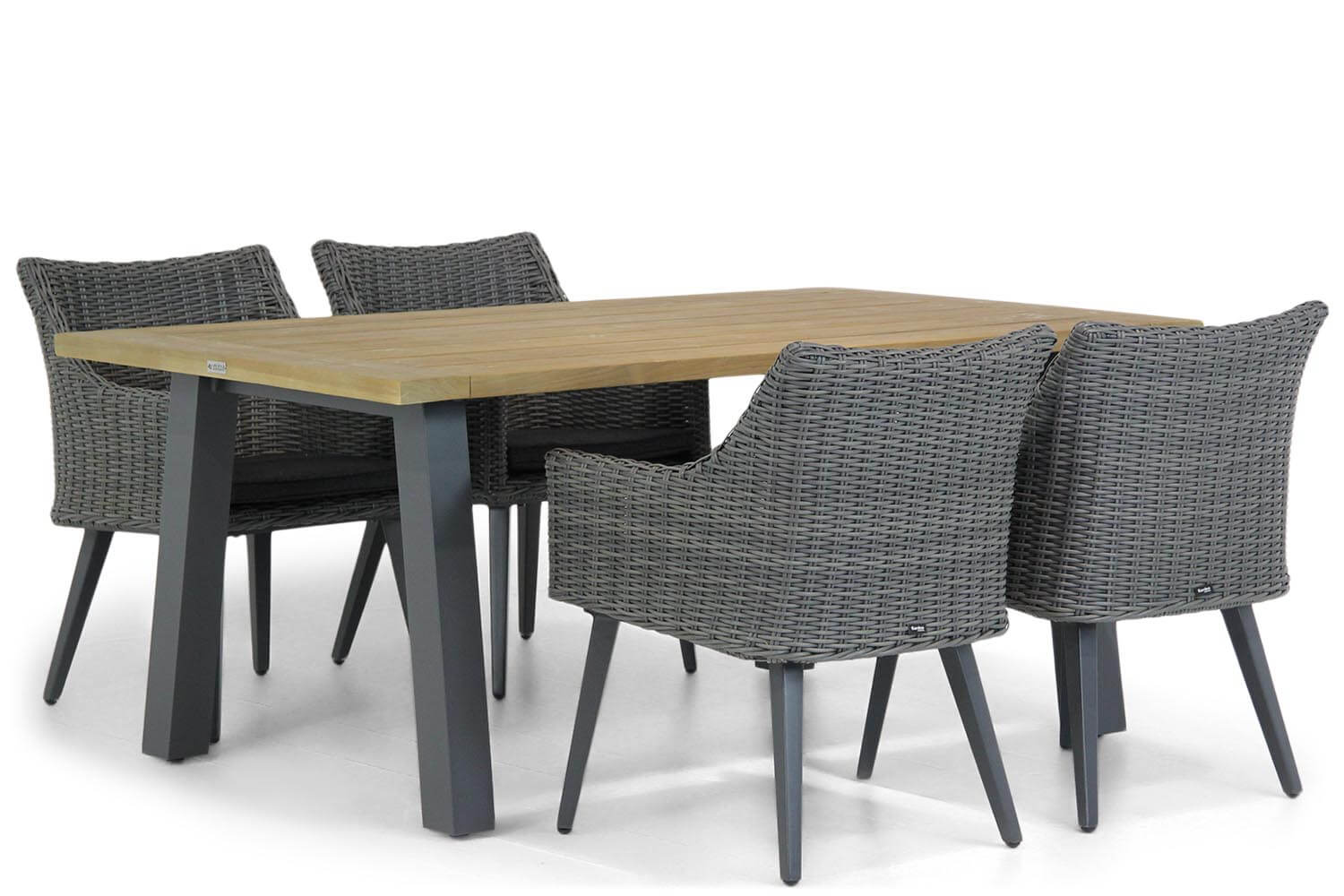 Garden Collections Milton/Glasgow 180 cm dining tuinset 5-delig