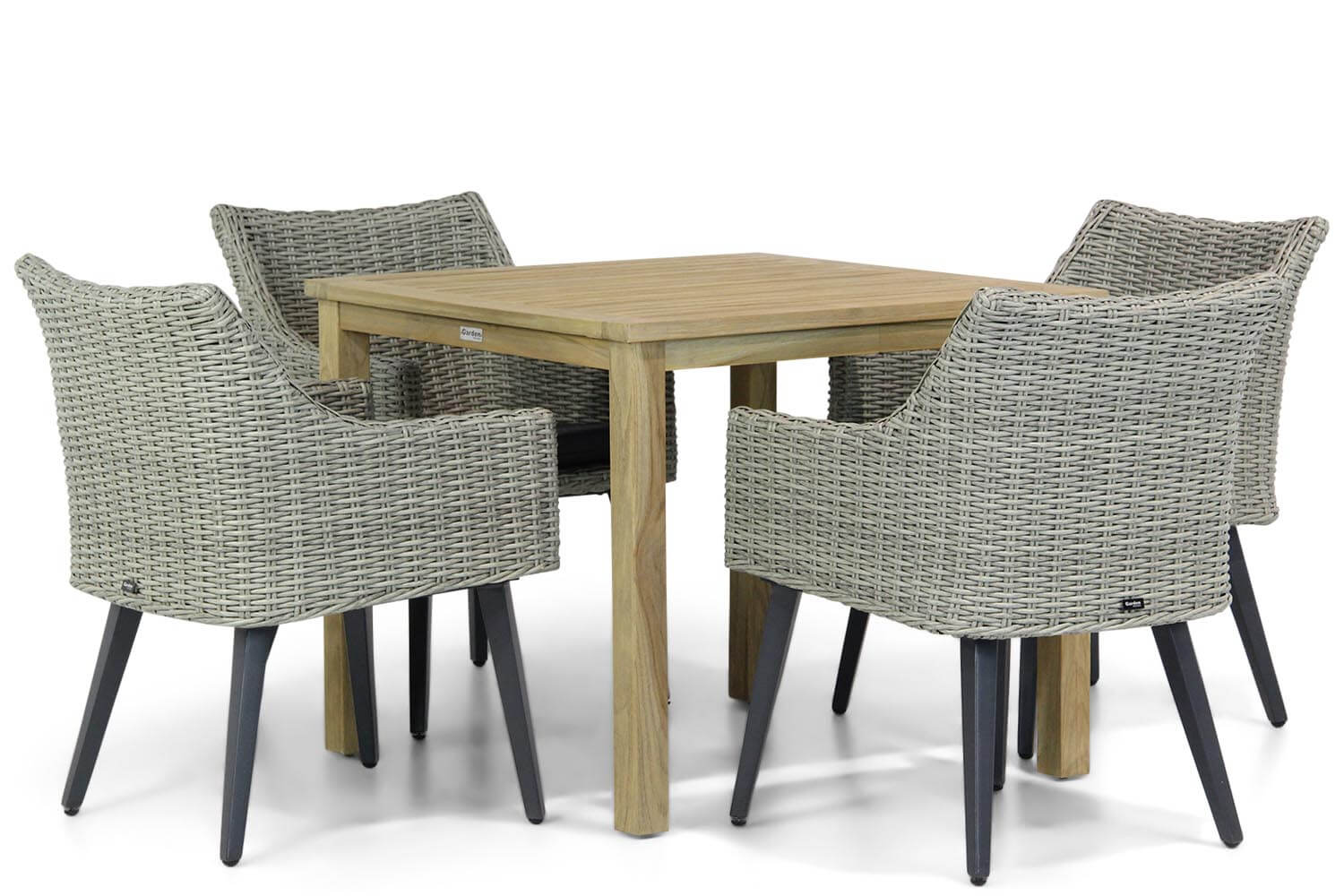 Garden Collections Milton/Weston 90 cm dining tuinset 5-delig